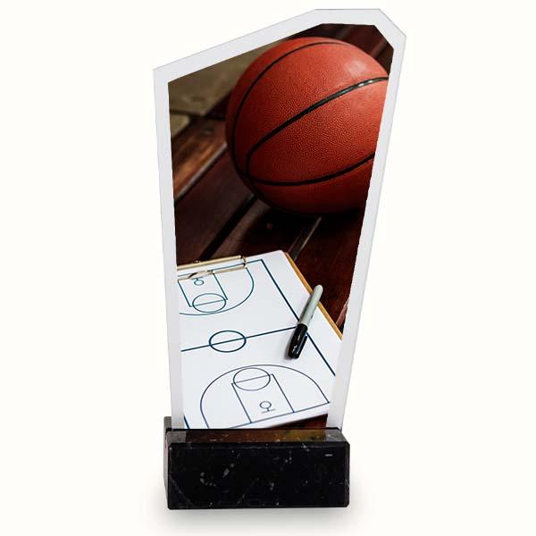 Trofeo baloncesto prisma