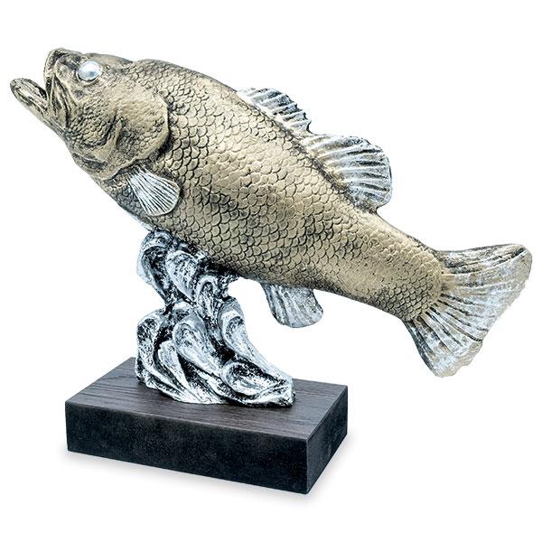 Fishing resin trophy