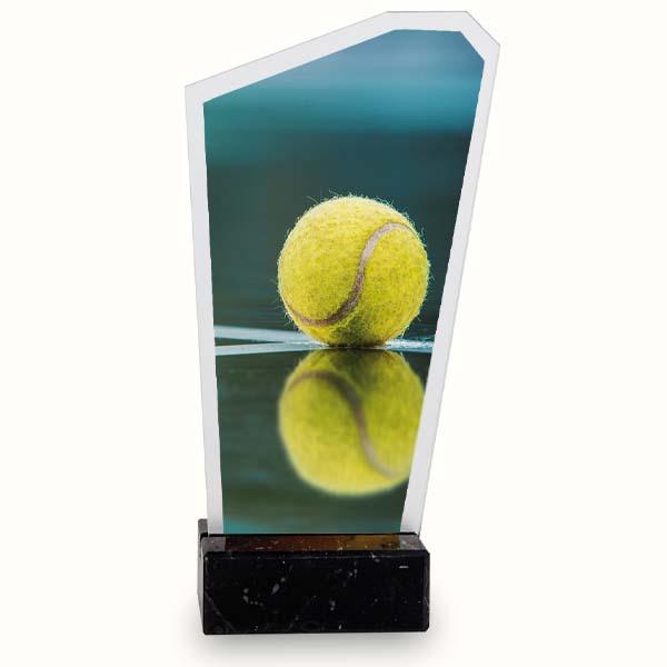 Trophée en métacrylate pour le tennis et le padel